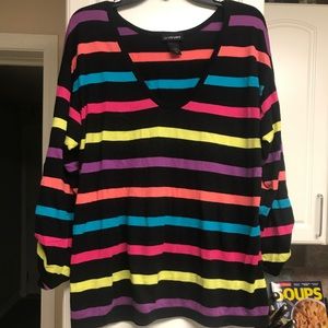 Multi colored sweater